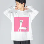 しらいちゃんお絵かきショップのアルパカさん Big Long Sleeve T-Shirt