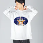 犬グッズの店しえるぶるーのロイヤルコーギー Big Long Sleeve T-Shirt