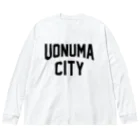 JIMOTOE Wear Local Japanの魚沼市 UONUMA CITY ビッグシルエットロングスリーブTシャツ