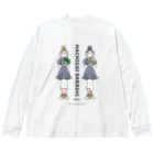 38　サンパチのまちがいさがしシリーズ#02「双子コーデ」　カラーC Big Long Sleeve T-Shirt