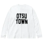 JIMOTOE Wear Local Japanの大津町 OTSU TOWN ビッグシルエットロングスリーブTシャツ