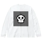 TACのKawaii SKULL #4410 Big Long Sleeve T-Shirt