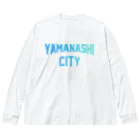 JIMOTOE Wear Local Japanの山梨市 YAMANASHI CITY ビッグシルエットロングスリーブTシャツ