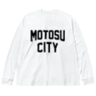 JIMOTOE Wear Local Japanの本巣市 MOTOSU CITY Big Long Sleeve T-Shirt
