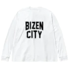 JIMOTOE Wear Local Japanの備前市 BIZEN CITY Big Long Sleeve T-Shirt