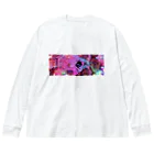 strangeのサイバーピンク Big Long Sleeve T-Shirt