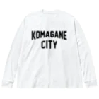 JIMOTOE Wear Local Japanの駒ヶ根市 KOMAGANE CITY Big Long Sleeve T-Shirt