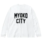 JIMOTOE Wear Local Japanの妙高市 MYOKO CITY ビッグシルエットロングスリーブTシャツ