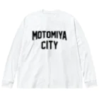 JIMOTOE Wear Local Japanの本宮市 MOTOMIYA CITY Big Long Sleeve T-Shirt