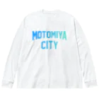 JIMOTOE Wear Local Japanの本宮市 MOTOMIYA CITY Big Long Sleeve T-Shirt