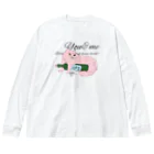 You and me !のYou&meネコ兄妹　福とワイン Big Long Sleeve T-Shirt