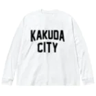 JIMOTOE Wear Local Japanの角田市 KAKUDA CITY ビッグシルエットロングスリーブTシャツ