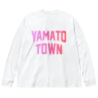 JIMOTOE Wear Local Japanの大和町 YAMATO TOWN ビッグシルエットロングスリーブTシャツ