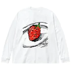 Kaedeのstrawberry ビッグシルエットロングスリーブTシャツ