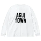 JIMOTOE Wear Local Japanの阿久比町 AGUI TOWN Big Long Sleeve T-Shirt