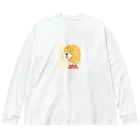 無糖 きな子のピアッシング Big Long Sleeve T-Shirt