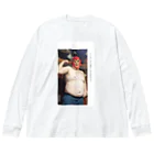 leey011のRick Ross並みにfakeなboss ビッグシルエットロングスリーブTシャツ