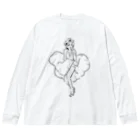 山形屋米店のマリリン・モンロー（Marilyn Monroe) ビッグシルエットロングスリーブTシャツ