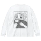 A33の漫画イラスト　平成レトロ Big Long Sleeve T-Shirt