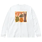 boo-banaのワンワンズ Big Long Sleeve T-Shirt