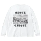 Parallel Imaginary Gift ShopのStone Circle ビッグシルエットロングスリーブTシャツ