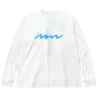 ITAZURAのITAZURA ブルーライン Big Long Sleeve T-Shirt