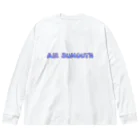 Air Sumouthの☆エアースマース文字☆ ビッグシルエットロングスリーブTシャツ