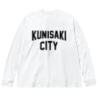 JIMOTOE Wear Local Japanの国東市 KUNISAKI CITY Big Long Sleeve T-Shirt