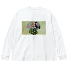 satochanのマスクの花 Big Long Sleeve T-Shirt