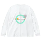 下田村の喫煙マーク Big Long Sleeve T-Shirt