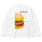 DRIPPEDのBig Humburger--大きいハンバーガー- Big Long Sleeve T-Shirt