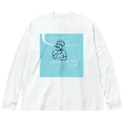 yu  design ユウスケナカガワのsmorking boy Big Long Sleeve T-Shirt