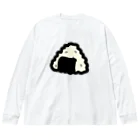 脂身通信Ｚの【両面プリント】のぼり旗♪おにぎり1910 Big Long Sleeve T-Shirt