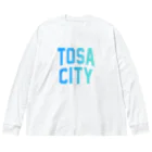JIMOTO Wear Local Japanの土佐市 TOSA CITY ビッグシルエットロングスリーブTシャツ