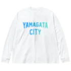 JIMOTOE Wear Local Japanの山県市 YAMAGATA CITY ビッグシルエットロングスリーブTシャツ