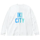 JIMOTOE Wear Local Japanの壱岐市 IKI CITY Big Long Sleeve T-Shirt