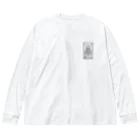 anoluroufanのanoluroufanロゴT ビッグシルエットロングスリーブTシャツ