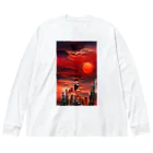 Eye2EyeのRed Night ビッグシルエットロングスリーブTシャツ