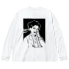 山形屋米店のニコラ・テスラ（Nikola Tesla） ビッグシルエットロングスリーブTシャツ