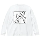 KumaNekoの歌うネコ Big Long Sleeve T-Shirt