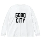 JIMOTOE Wear Local Japanの御坊市 GOBO CITY Big Long Sleeve T-Shirt