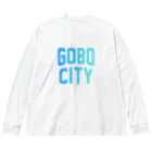 JIMOTOE Wear Local Japanの御坊市 GOBO CITY Big Long Sleeve T-Shirt