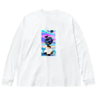 momo_emiのネオン2022 Big Long Sleeve T-Shirt