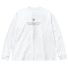 Andiamoのシンプルおひげ。 ビッグシルエットロングスリーブTシャツ