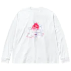 nya-mew（ニャーミュー）のかき氷大好き Big Long Sleeve T-Shirt