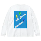 おっくんのふざけた服屋さんのボートレース　大穴 Big Long Sleeve T-Shirt