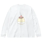 さきまるらんどのプリンのプリーツちゃん🍮 Big Long Sleeve T-Shirt