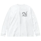 ぽいぽいまるまるの生意気まる Big Long Sleeve T-Shirt