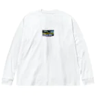 wefishの北海ブリ ビッグシルエットロングスリーブTシャツ