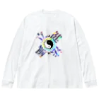 猫族＊犬族の部屋の太陰太極と伴に氣を放て。。気功 Big Long Sleeve T-Shirt